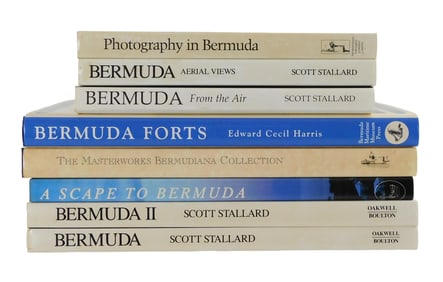 BOOKS: BERMUDA, eight volumes on Bermuda art, photography, and history, includes: Bermuda Forts by E