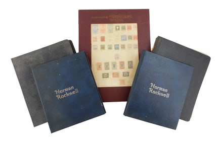STAMPS: Framed and assorted global unframed stamp collection, details include: stock book of empire