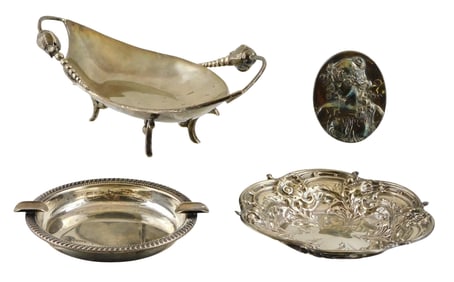 STERLING: Reed and Barton, Fisher, etc., four pieces marked sterling, including: Reed and Barton
