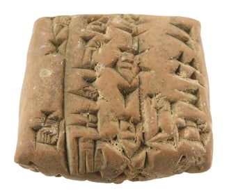 Old Babylonian cuneiform clay tablet, from 3rd Dynasty of the Kingdom of Ur., c. 2140 - 2000 BC,