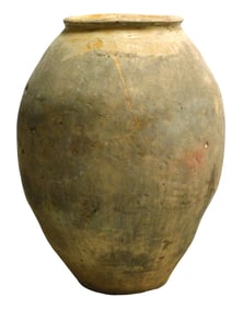 Ancient pithos, Mediterranean area, 1st century BC - 3rd century AD, terracotta, large wheel-thrown