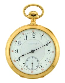 JEWELRY: 18K Vacheron & Constantin pocket watch, stem wind and set movement, signed: “Vacheron &