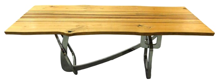 Contemporary dining table in the manner of Barberini & Gunnell, suitable for dining or conference,