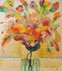 Norman Laliberte (American,1925-2021), "They Sing in Chorus", lithograph, pencil signed and numbered