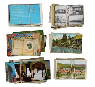 EMPHEMERA: Collection of 200+ post cards, mostly from America, including: approx. one hundred and