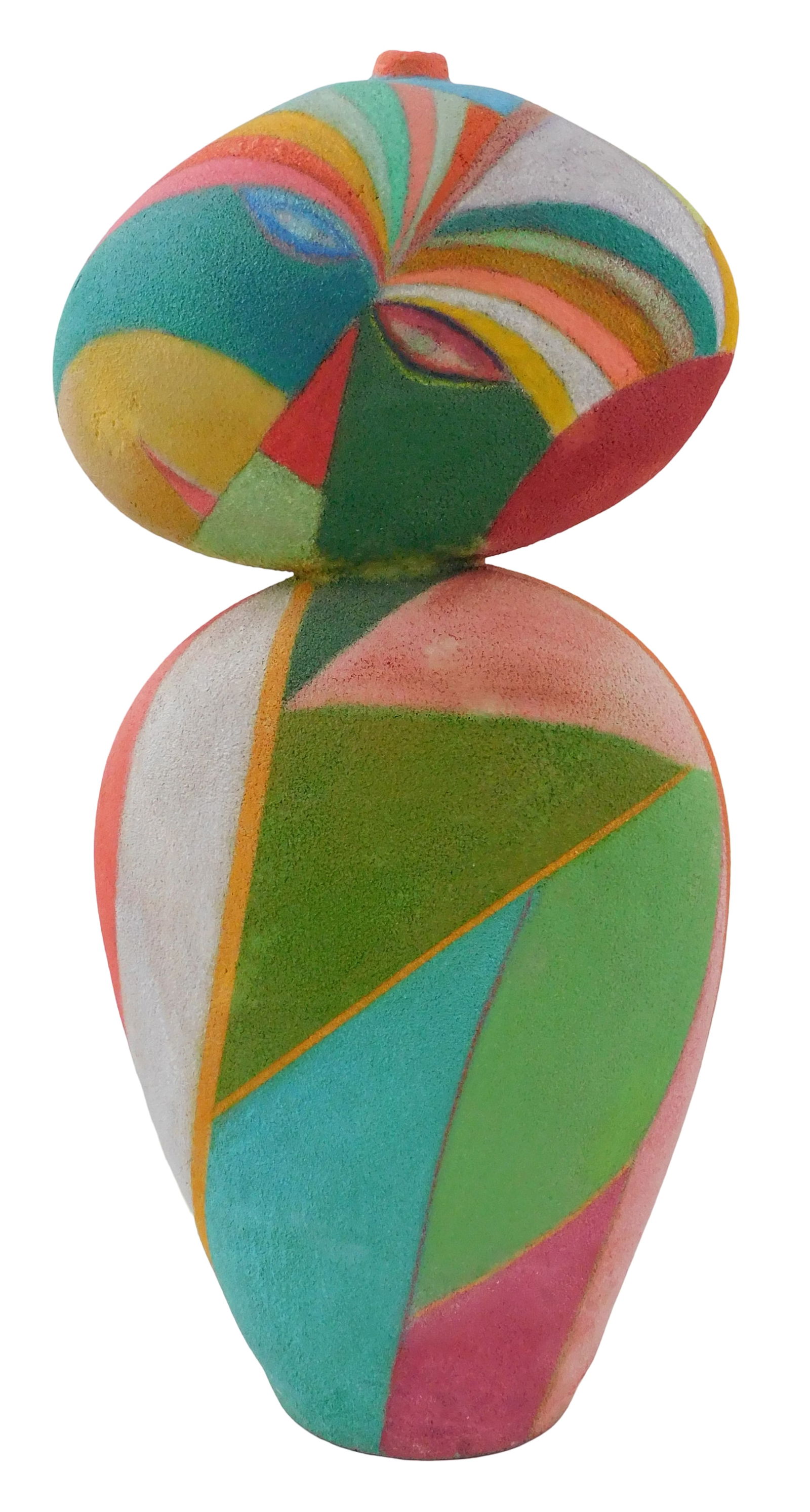 +ART GLASS: Tom McGlauchlin (American, 1934 - 2011), "That Certain Look", studio glass sculpture, (1 of 7)