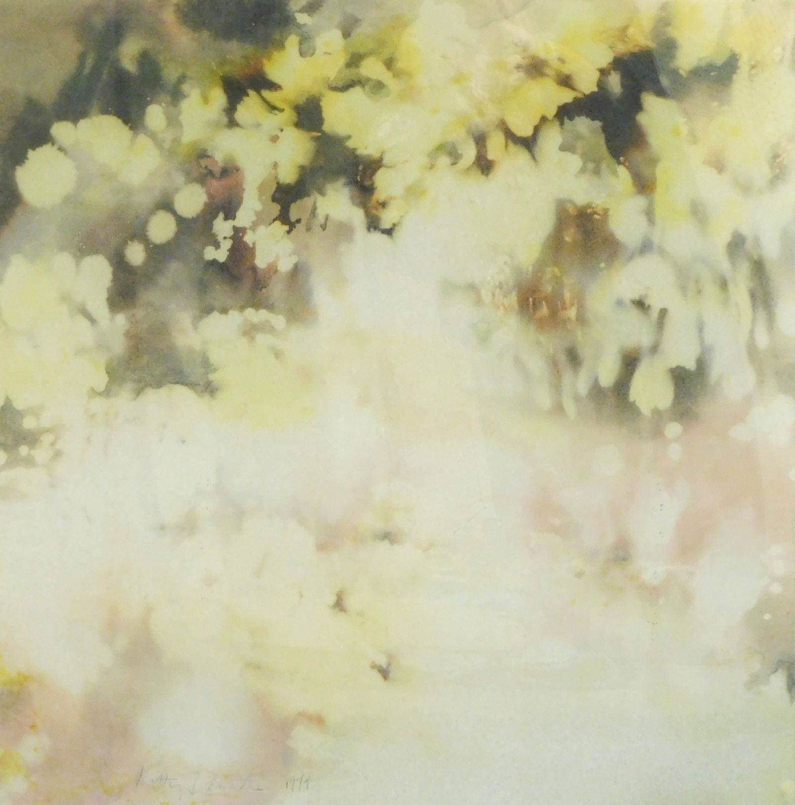 +Kitty Penner (Austria/America, 1933-2023), "Condensation", 1974, watercolor on paper, from (1 of 3)