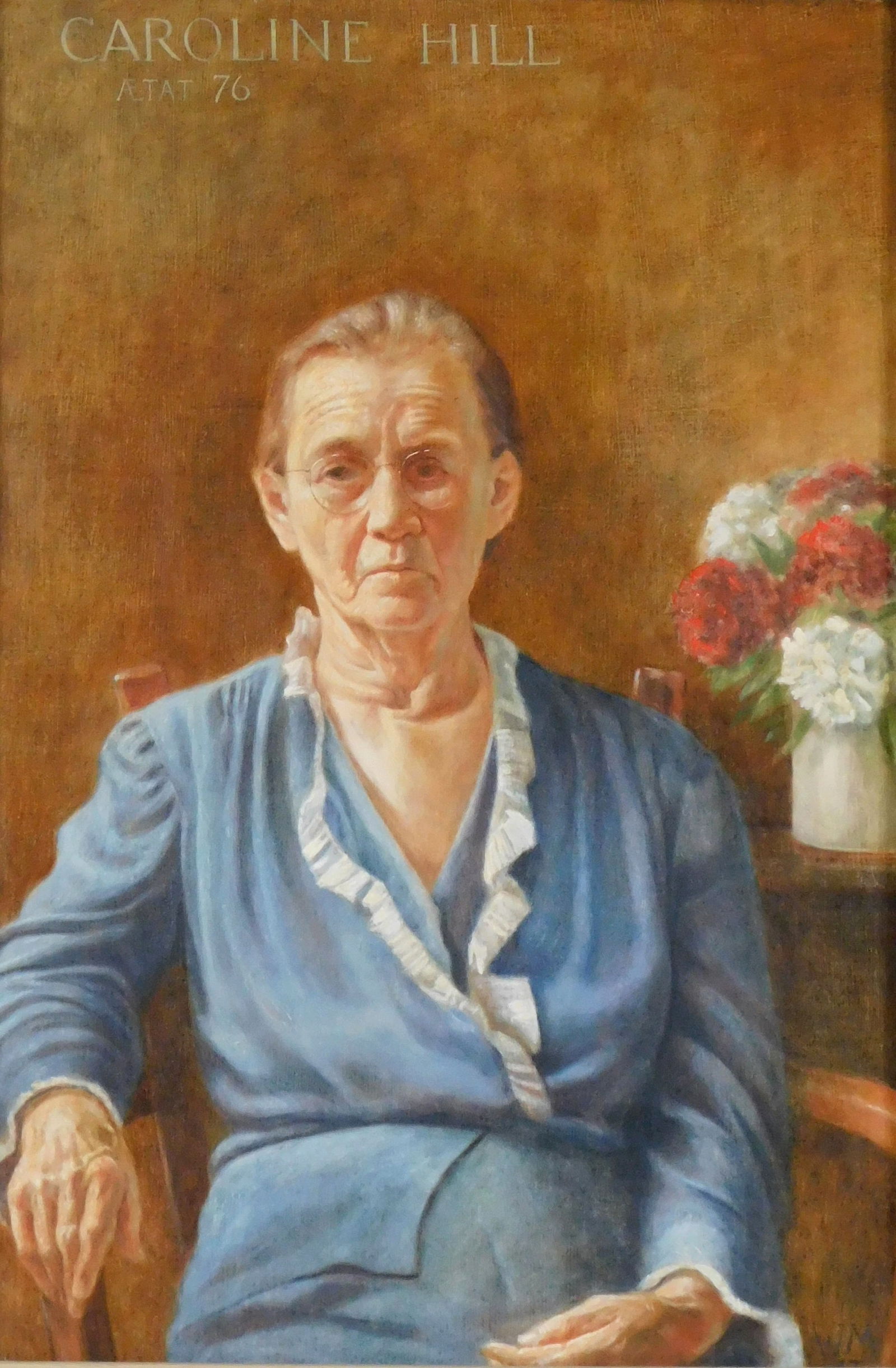 William A. McCloy (American, 1913 - 2000), "Caroline Hill (Mother Hill)", 1947, tempera and resin on (1 of 4)