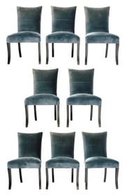 Contemporary "Phantom" dining chairs by John Hutton for Donghia, late 20th C., all side chairs,