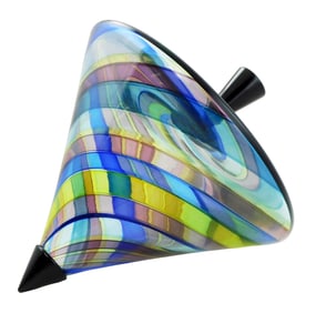 +ART GLASS: Nancy Callan (American, b. 1964) "Pucci Top", 2007, blown glass sculpture, in the form