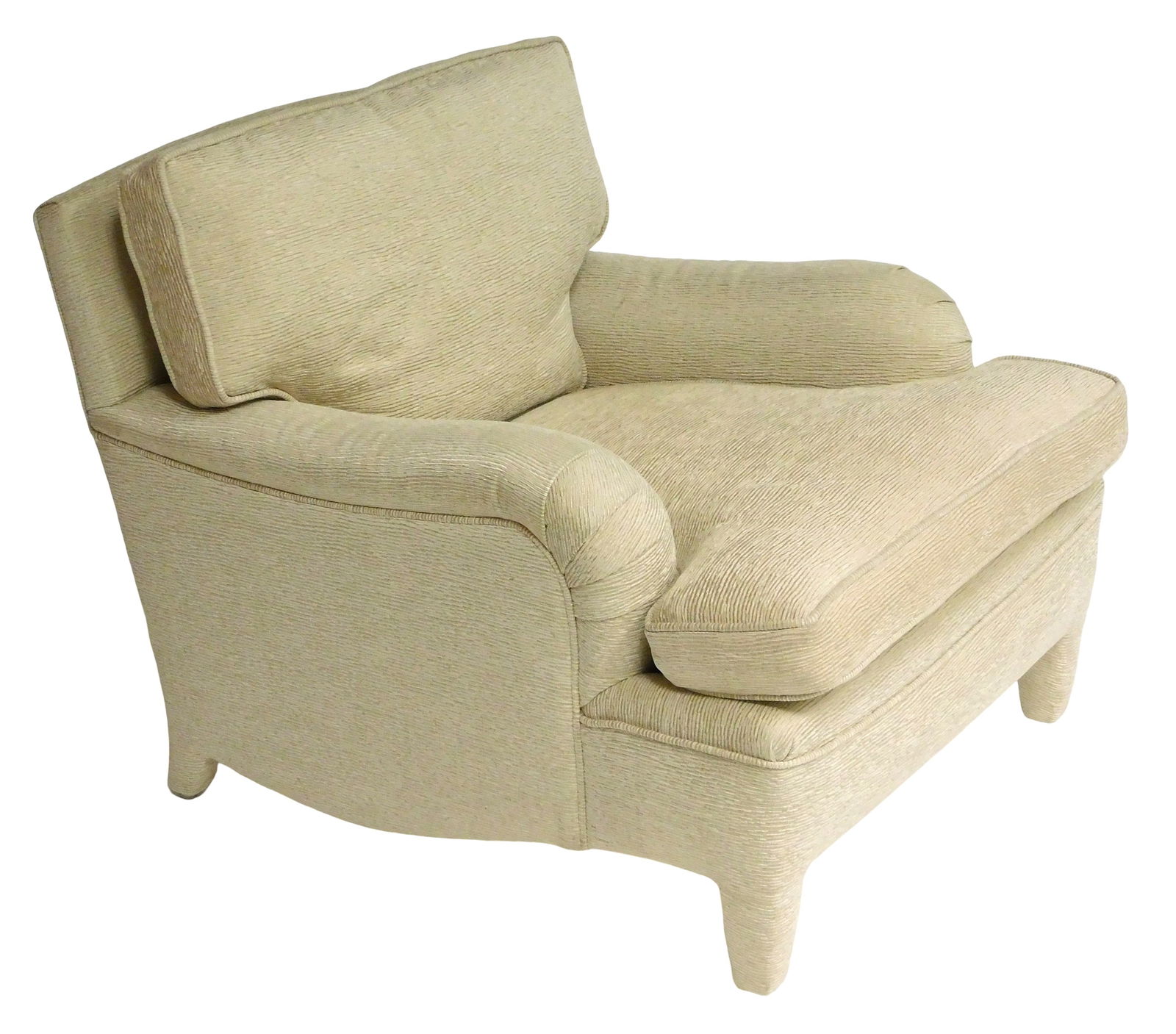 +Lounge chair by Donghia Furniture, Contemporary design, newer cream-colored upholstery (1 of 2)