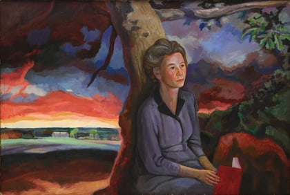 William A. McCloy (American, 1913 - 2000), "The Young Rosemary", 1998, oil on canvas, portrait of