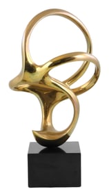 + SCULPTURE: Antonio Grediaga Kieff (Spanish, b. 1936), “Symphonia??, bronze sculpture, organic