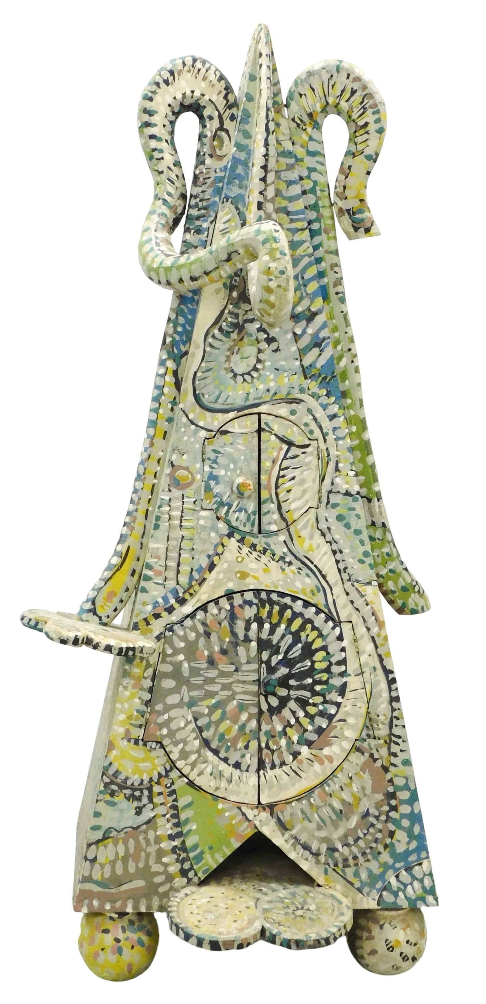 + Tommy Simpson (American, b. 1939), “Ornt the Elephant??, fantasy furniture cabinet, 1960s, (1 of 5)