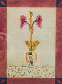 Norman Laliberte (American,1925-2021), "The Meaning of Flowers", lithograph, pencil signed and