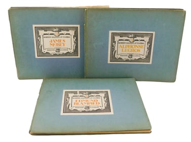 BOOKS: Three Volumes of "Modern Masters of Etching" published by The Studio, Leicester Square,