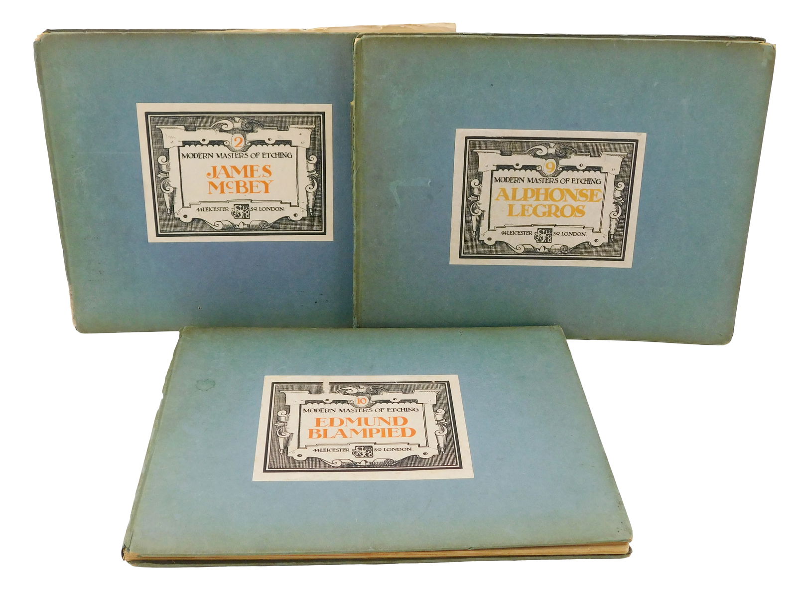 BOOKS: Three Volumes of "Modern Masters of Etching" published by The Studio, Leicester Square, (1 of 9)