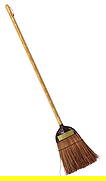 Tony Awards broom for “The Producers", 2001, JUJAMYCN studios, wood handle broom, handle incised: Tony Awards broom for “The Producers”, 2001, JUJAMYCN studios, wood handle broom, handle incised with various awards and their respective winners such as “Best Musical”, “Best