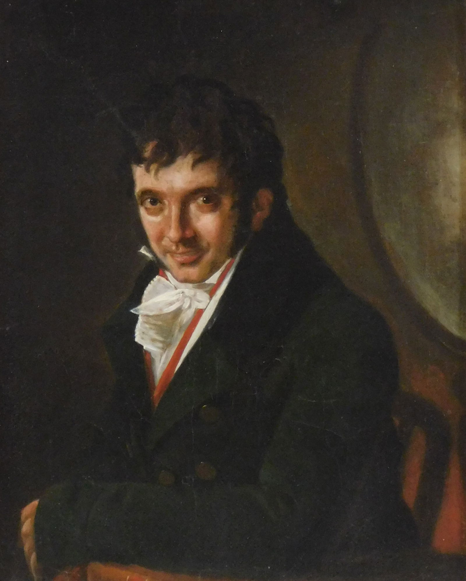 Circle of Francisco Goya, "Unknown Portrait (previously identified as Rafael Esteve)", oil on (1 of 7)