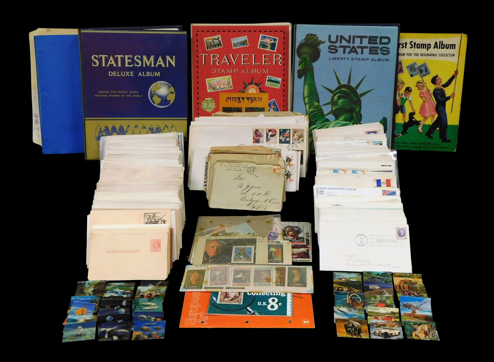 STAMPS: Stamp collection, combination of mint and used, including: approximately 800 U.S. first day (1 of 4)