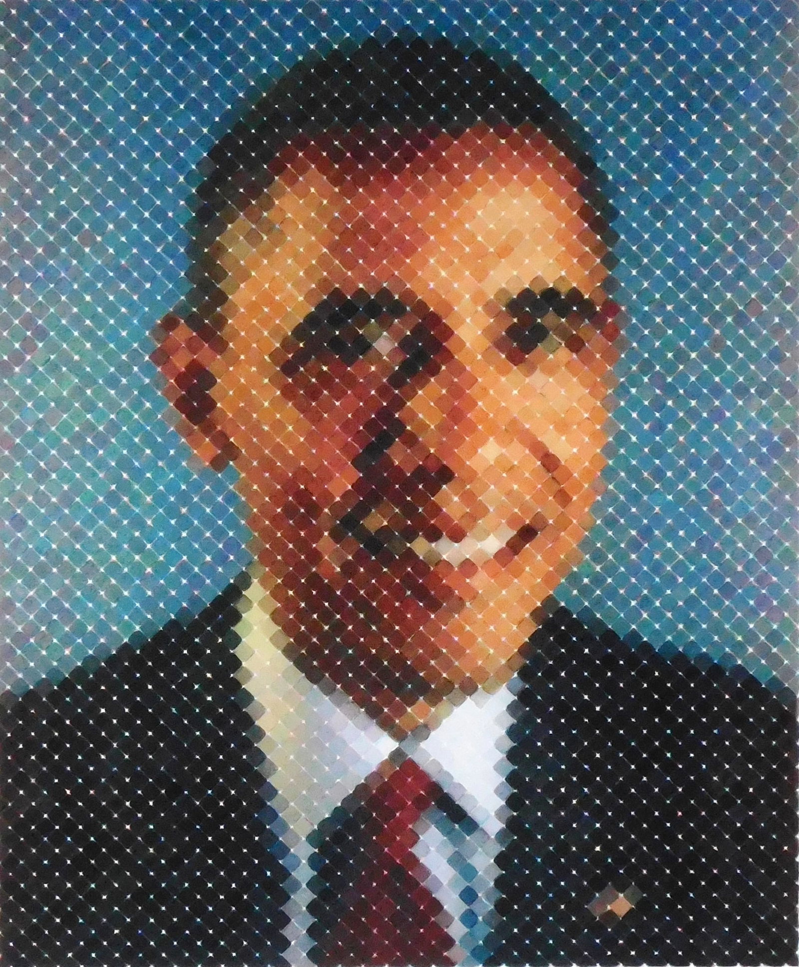 Chuck Close (American, 1940-2021), "Obama 2012 (I)", archival watercolor pigment print on Hanemuhle (1 of 7)