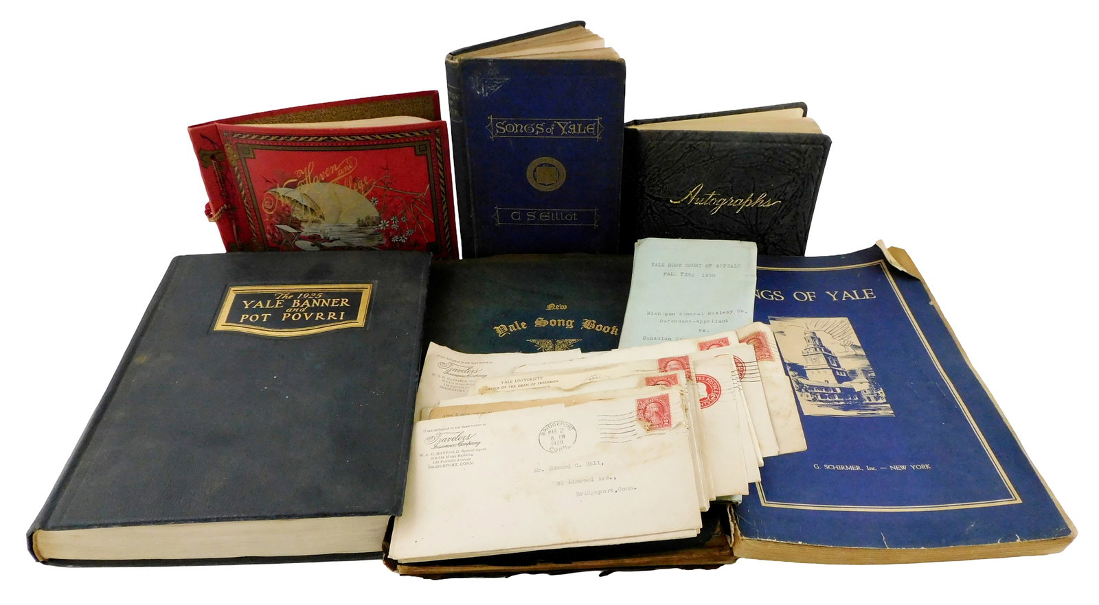 EPHEMRA: Yale University books, Albertypes and correspondence letters, United States, late (1 of 6)