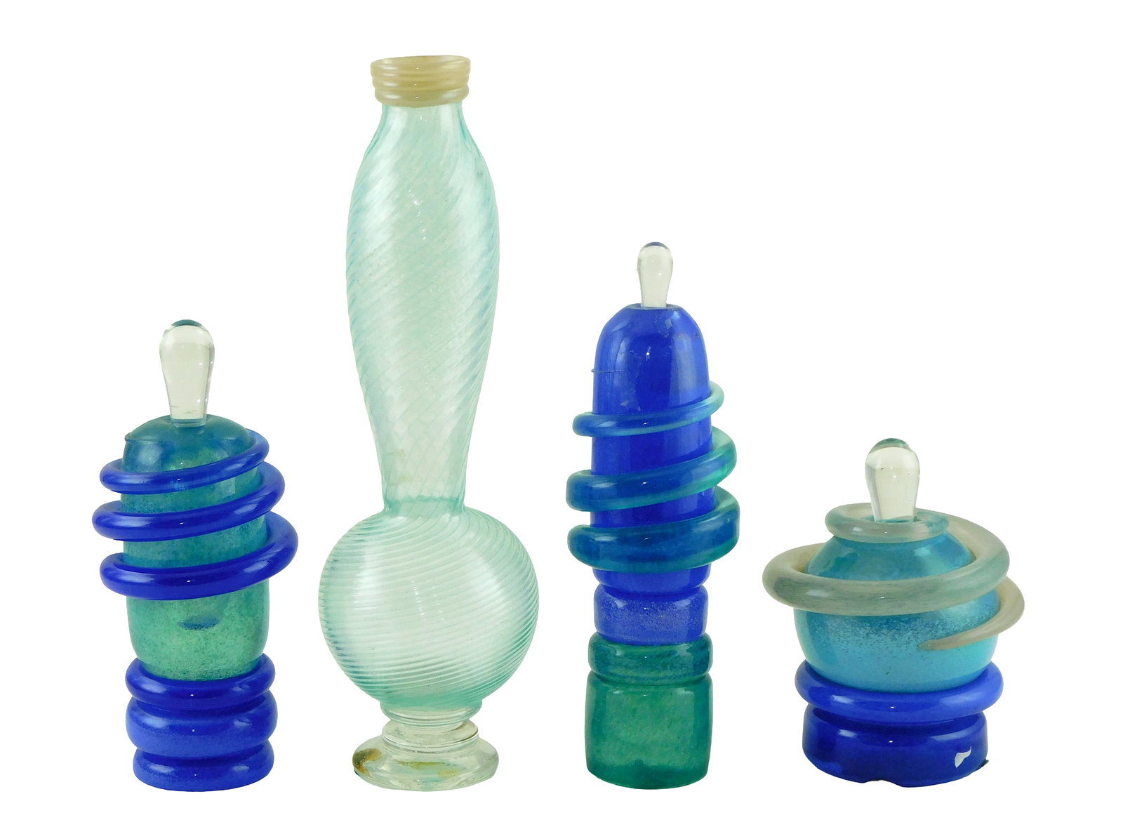 ART GLASS: Richard Jones (American, b. 1965/66) Paran Studios contemporary art glass perfume bottles (1 of 1)