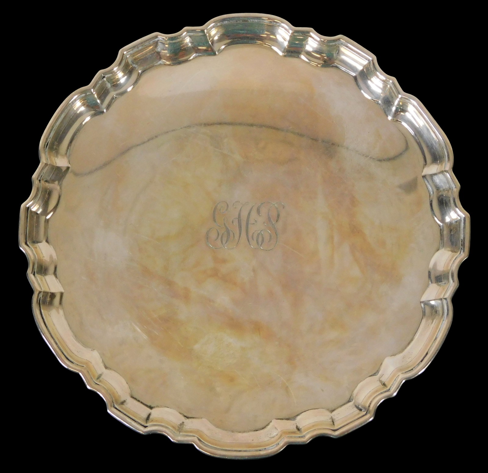 STERLING: Tiffany Makers sterling silver dishes, three pieces, all stamped on reverse, details (1 of 3)