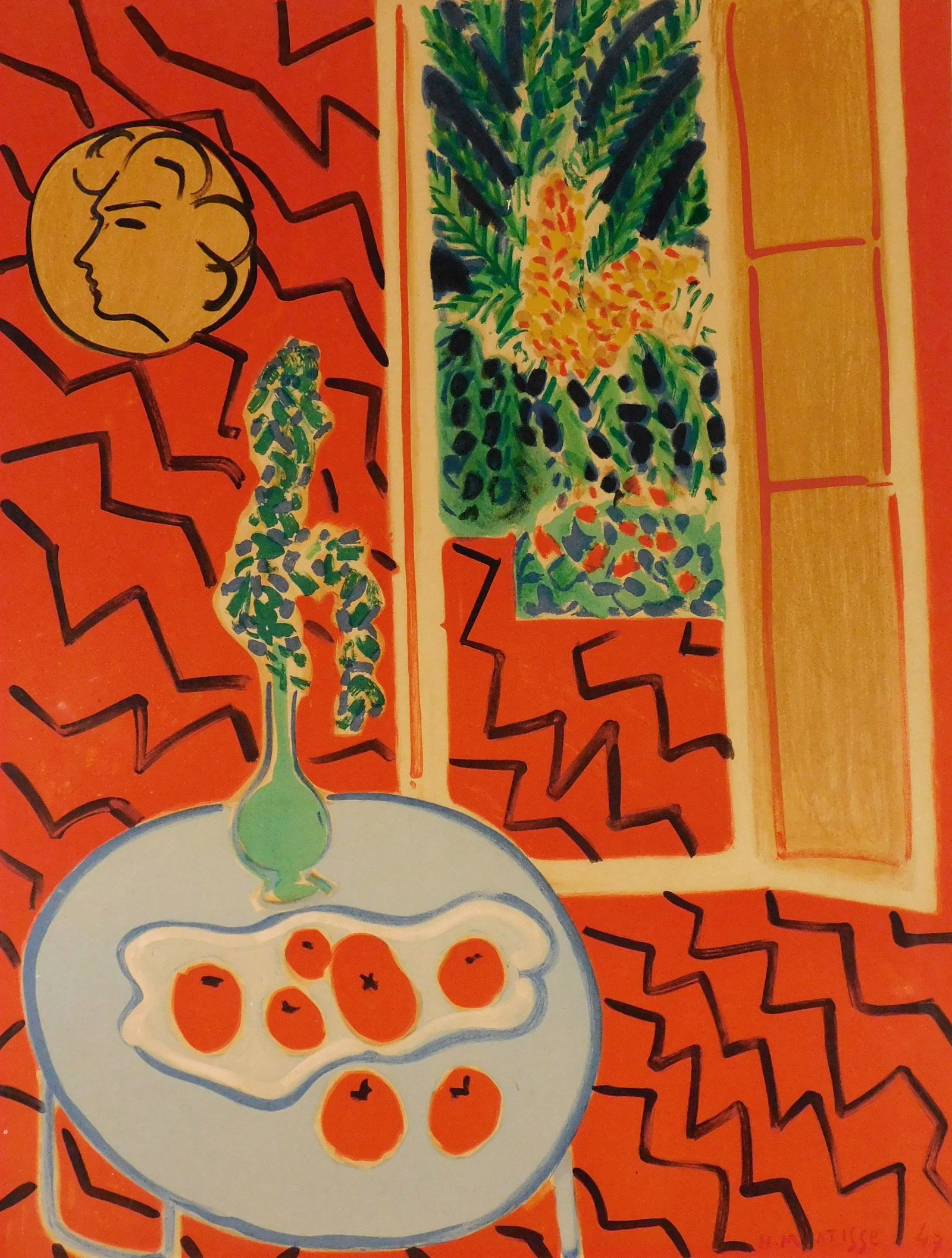 After Henri Matisse (French, 1869-1954), “Red Interior: Still Life on a Blue Table”, (1 of 6)