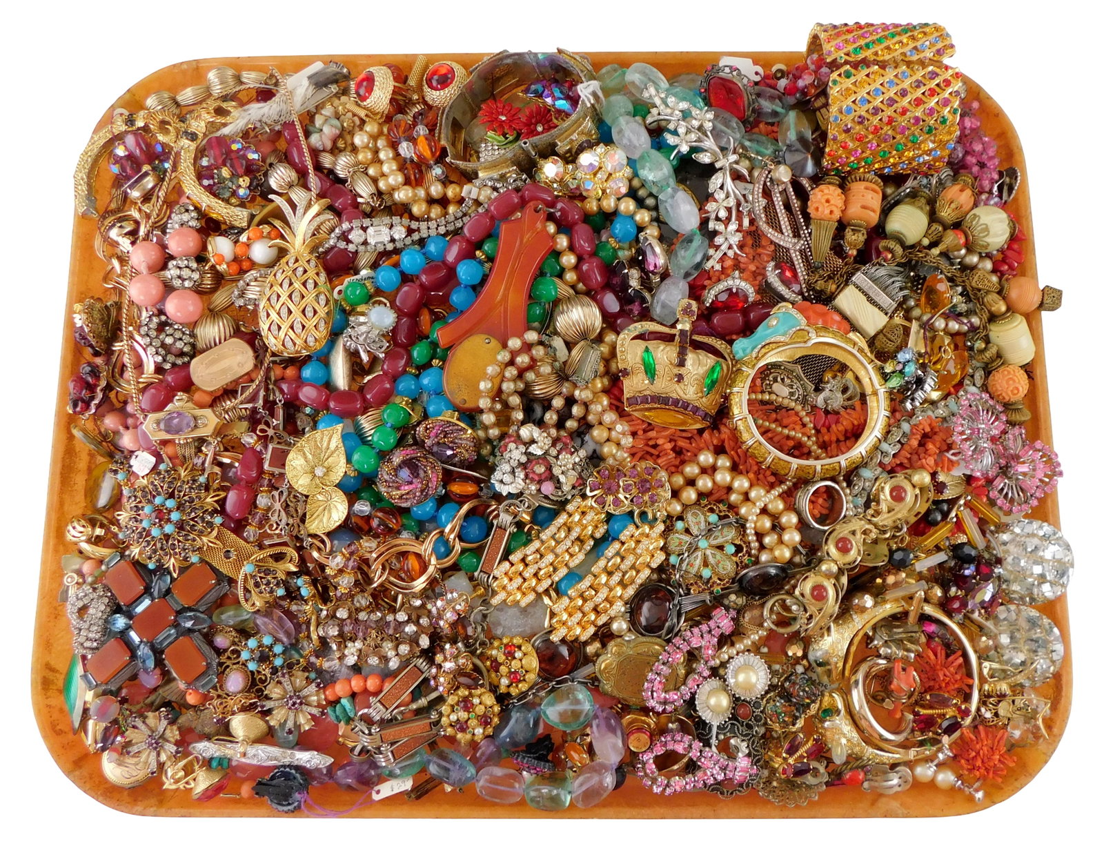 COSTUME JEWELRY: Hattie Carnegie, Coro Craft, Napier, Trifari, Mazer Bros., Lisner, Sadie Green, (1 of 7)