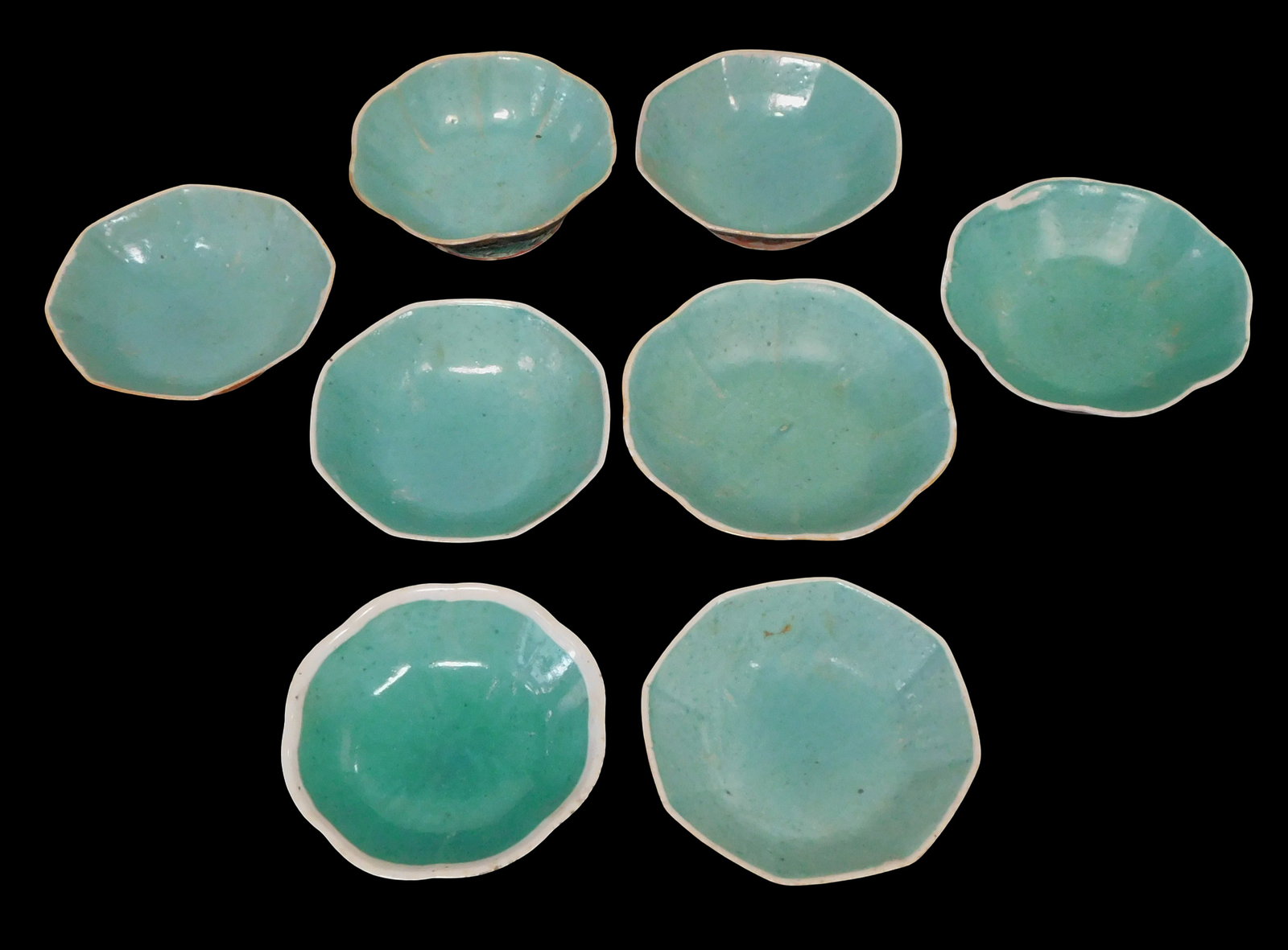 ASIAN: Famille Rose Nyonya ware enamel painted porcelain bowls, late 19th-early 20th C., Chinese, (1 of 3)