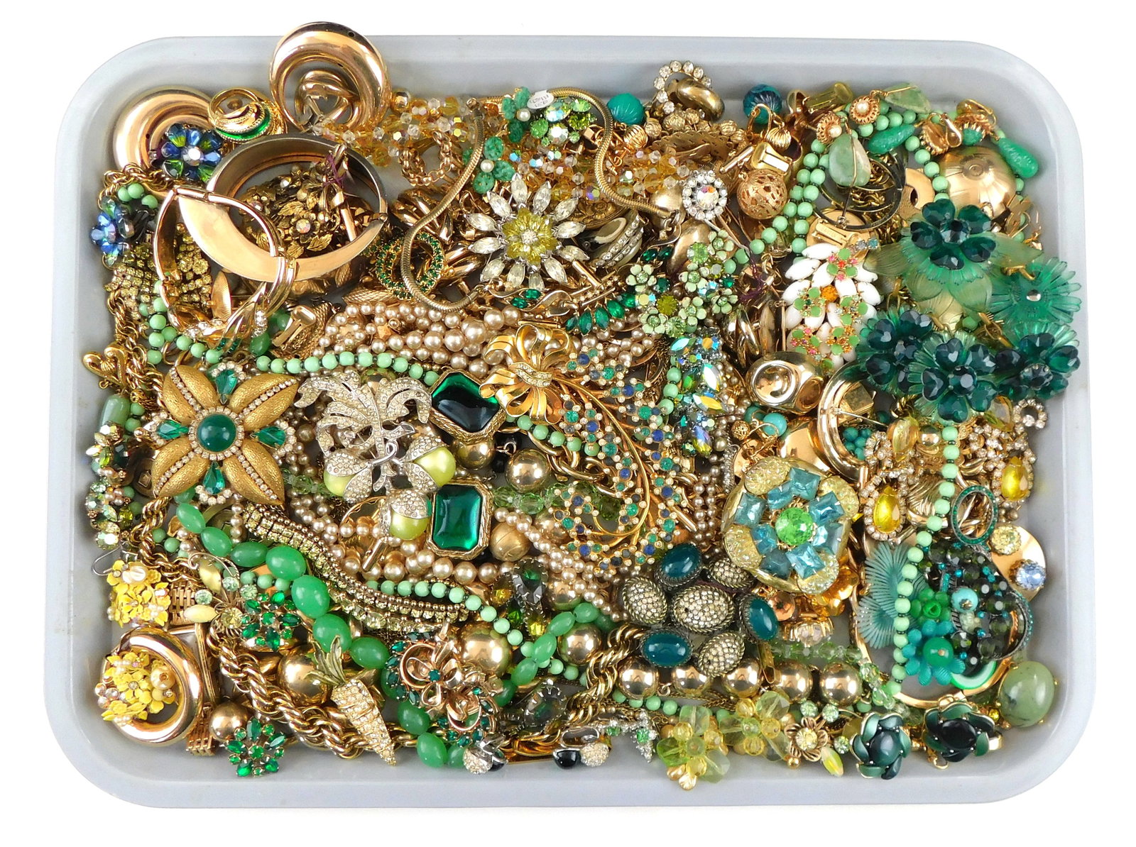 COSTUME JEWELRY: Weiss, Trifari, Eisenberg, Marvello, Napier, Sarah Coventry, Kramer, Cathe, Les (1 of 8)
