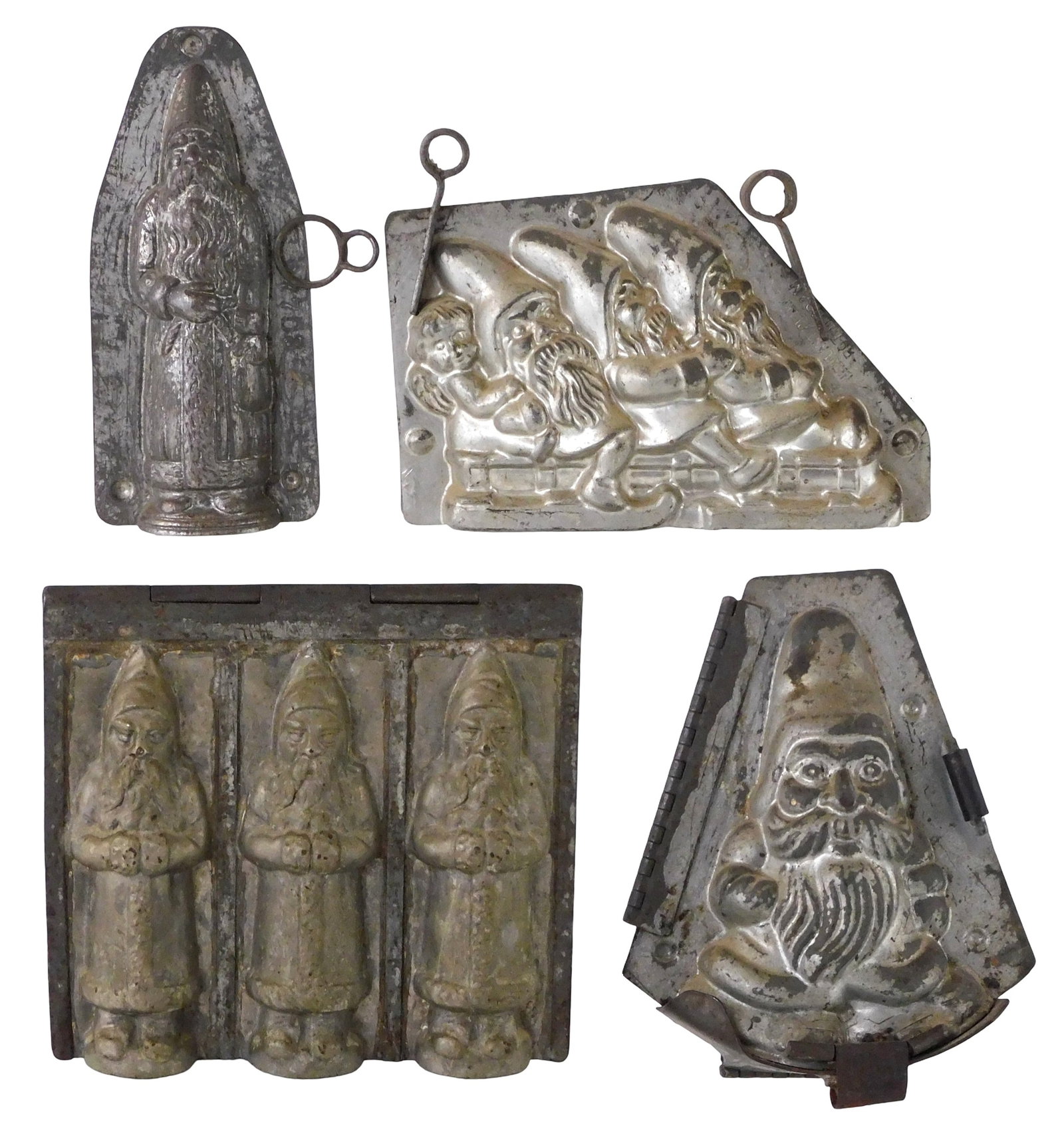CHOCOLATE MOLDS: Four Christmas themed chocolate molds, Anton Reiche, Nieulant Pelkman and Herman (1 of 4)