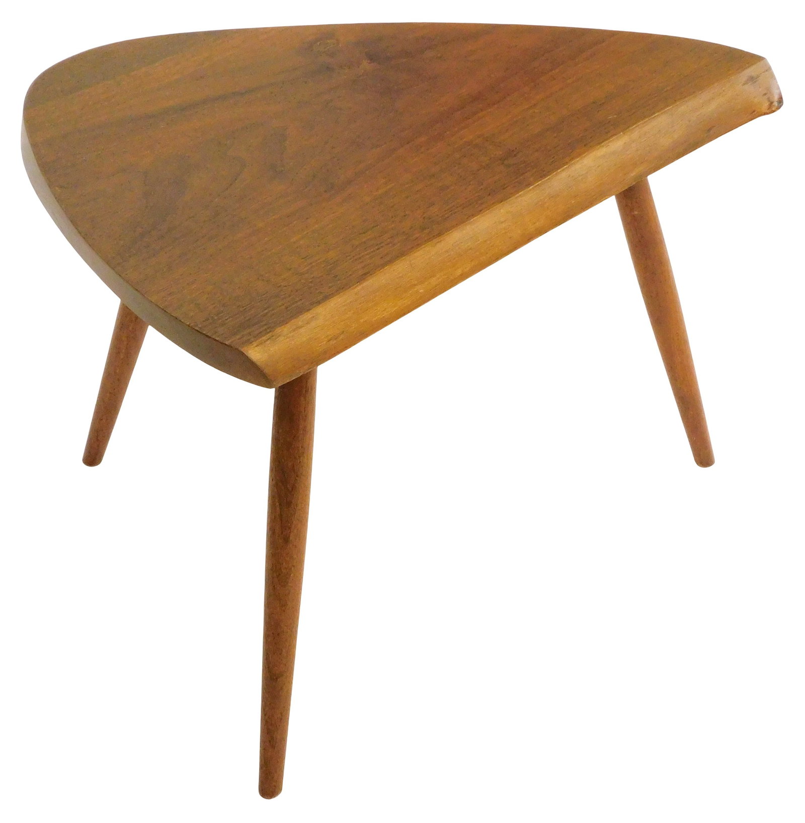 +George Nakashima (American, 1905-1990), "Wepman" table, 1956, American black walnut, single slab/ (1 of 3)