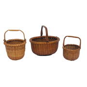 Three Small Nantucket Lightship Baskets (1 of 8)