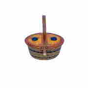 Oval Double Lidded Nantucket Basket (1 of 6)