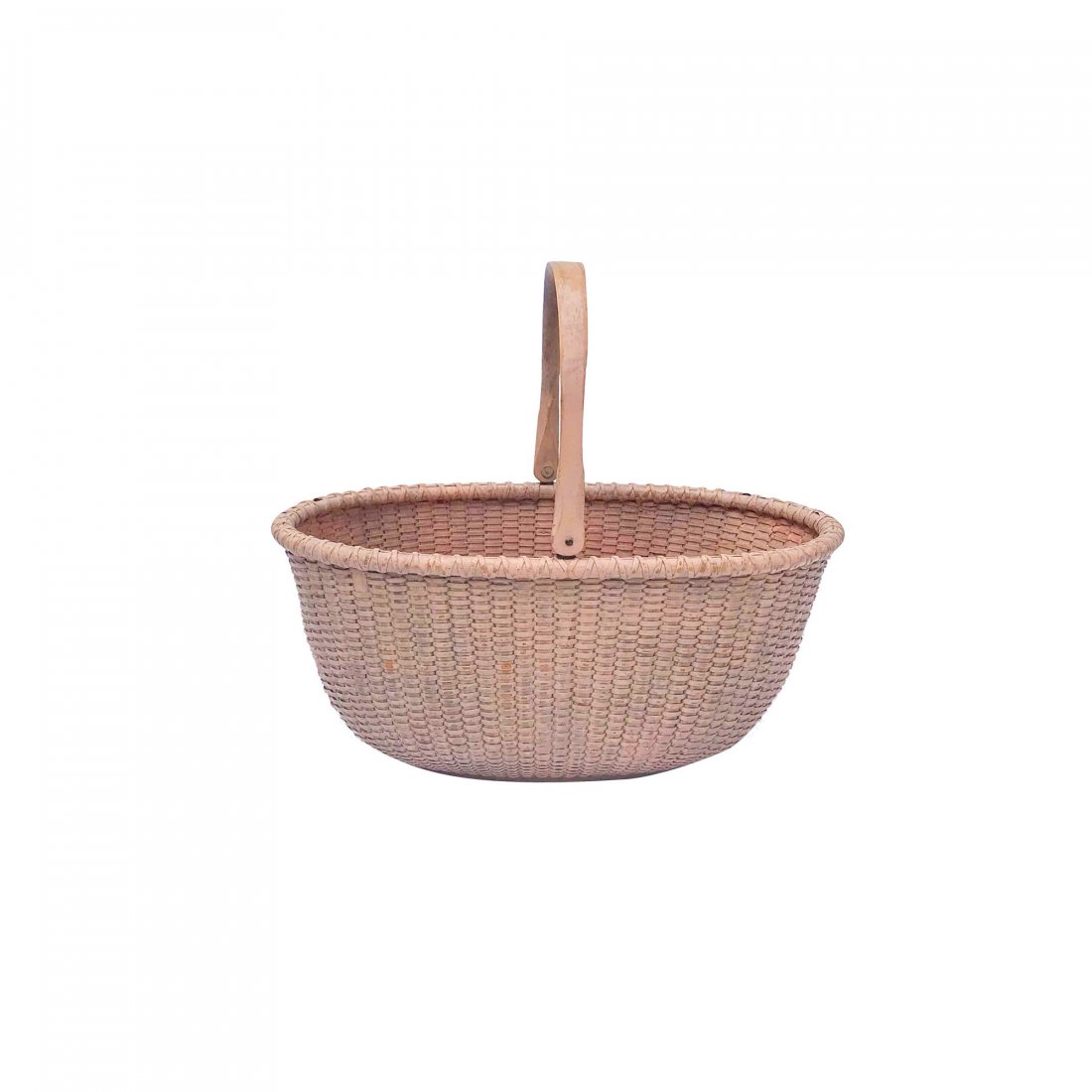 19th Century Painted Nantucket Lightship Basket (1 of 6)