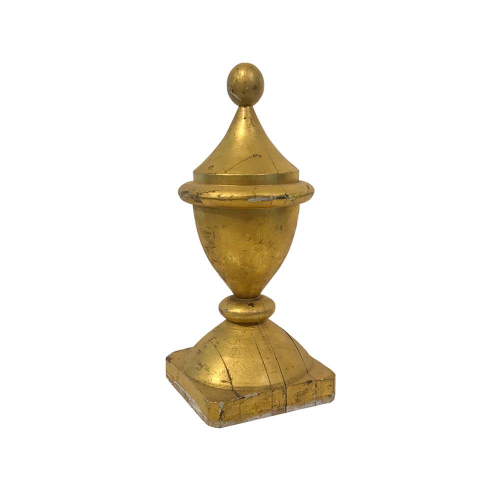 Large Gilt Wood Architectural Finial (1 of 5)