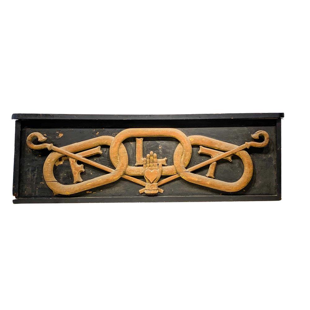 Large "Independent Order of Odd Fellows" Lodge Sign (1 of 5)