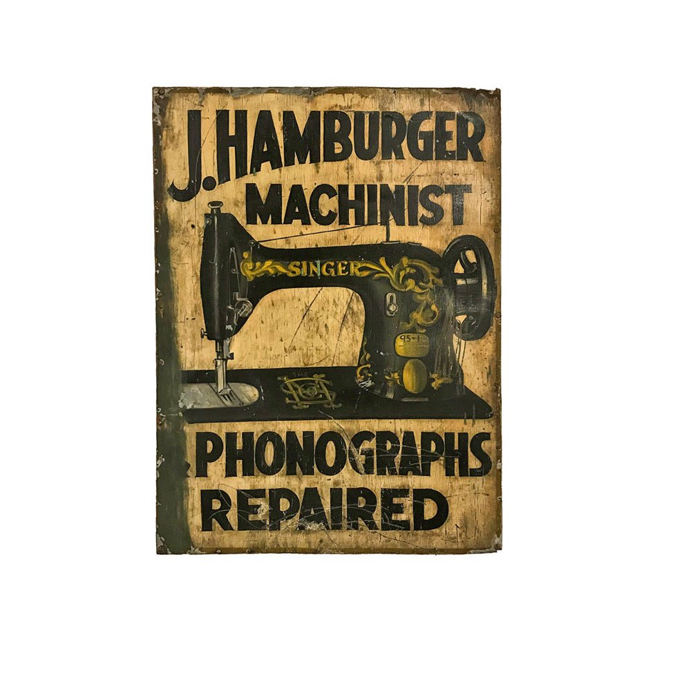 Painted Tin Trade Sign (1 of 4)