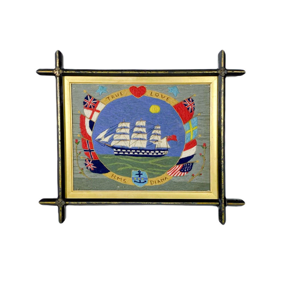 Sailors Woolwork , True Love HMS Diana (1 of 3)