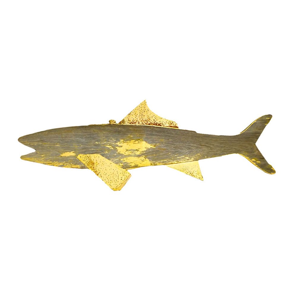 Painted Wood and Sheet Metal Cod Weathervane (1 of 4)