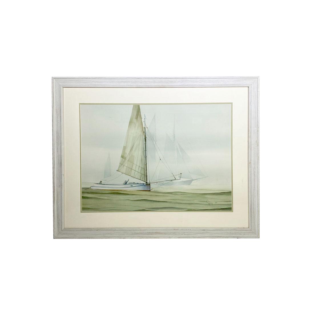 Racing Catboats by Robert Spring (1 of 3)