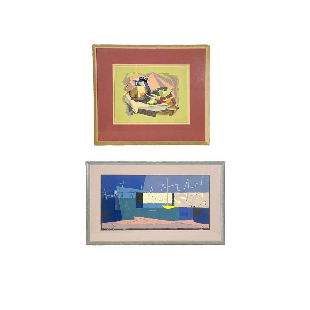 Two Framed Lithographs by Phillip Hicken (1 of 4)