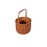 8" Open Round Nantucket Lightship Basket Attr. C.M.Ray (1 of 5)