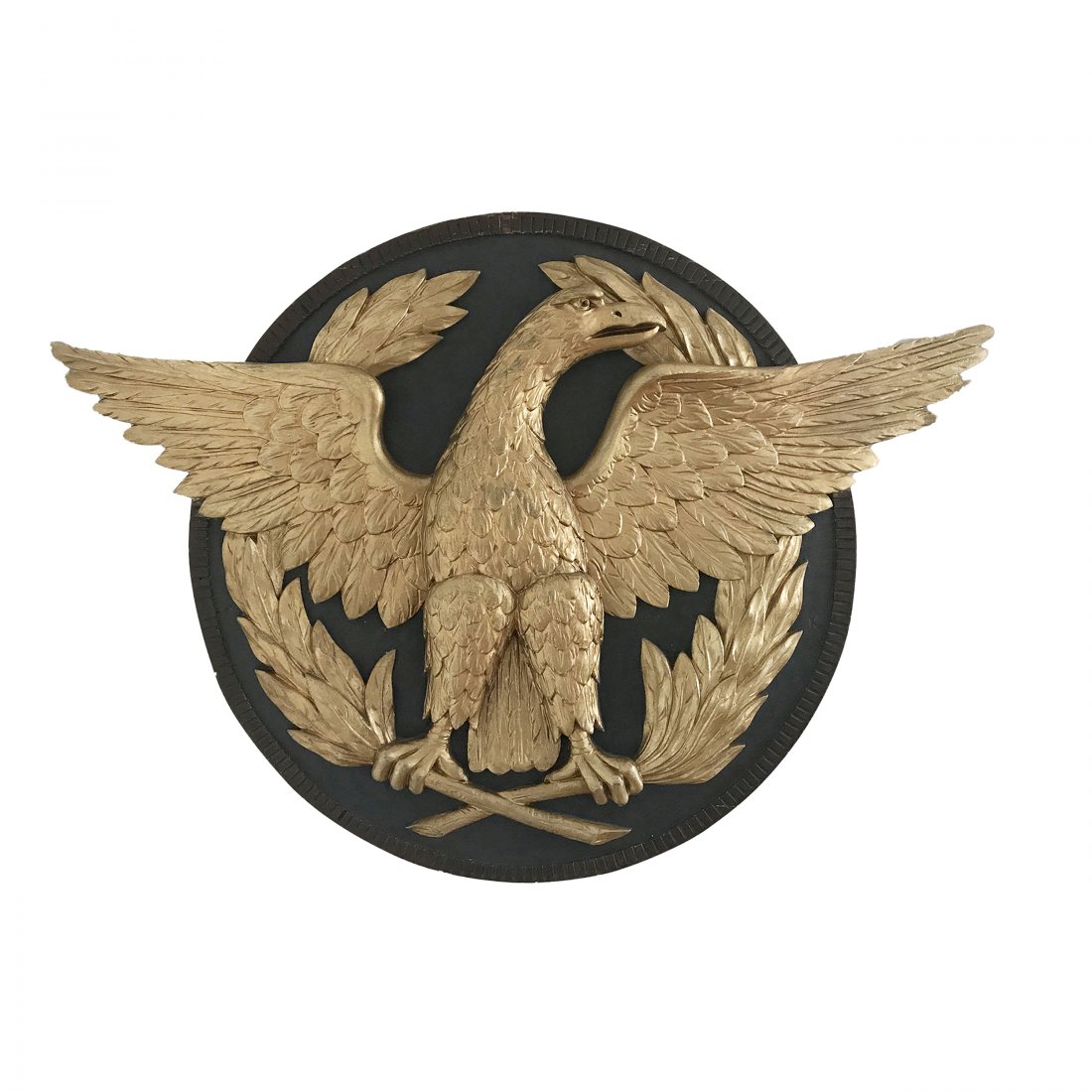 Relief Carved Eagle Roundel (1 of 4)