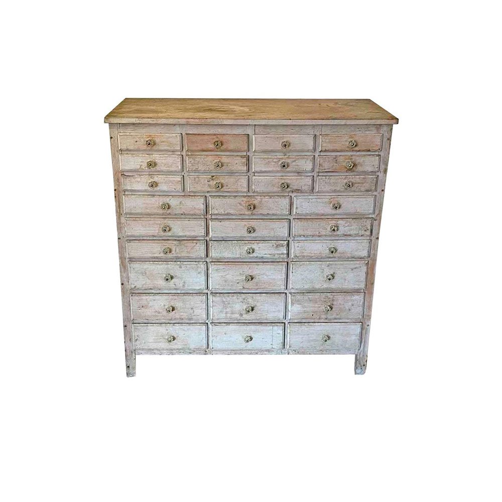 Thirty Drawer Painted Apothecary Chest (1 of 6)