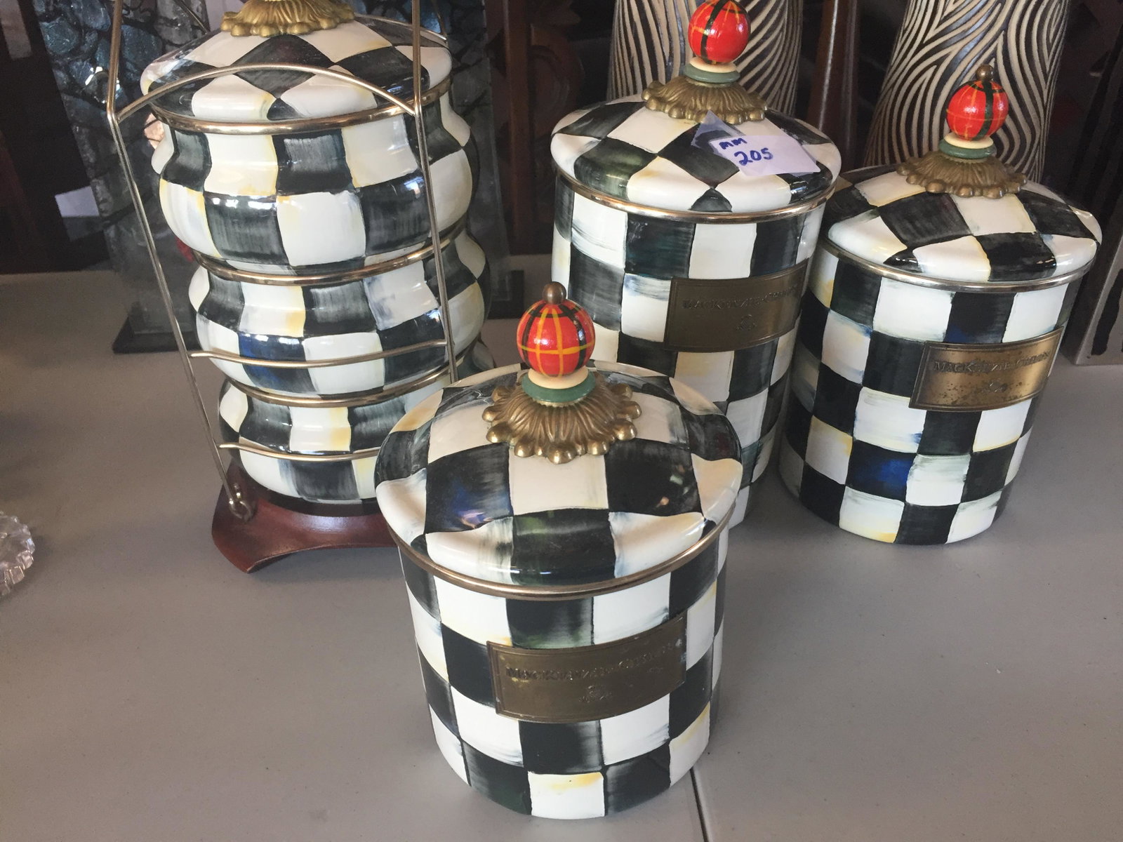 Mac Kenzie-Childs Canister Set: Canister Set