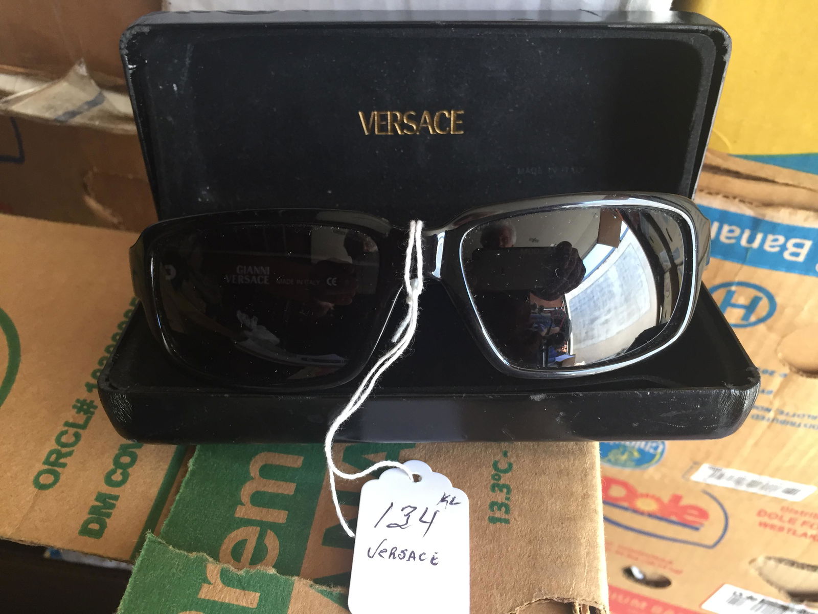Versace-Sunglasses: Versace Sunglasses in Case Consigner KL