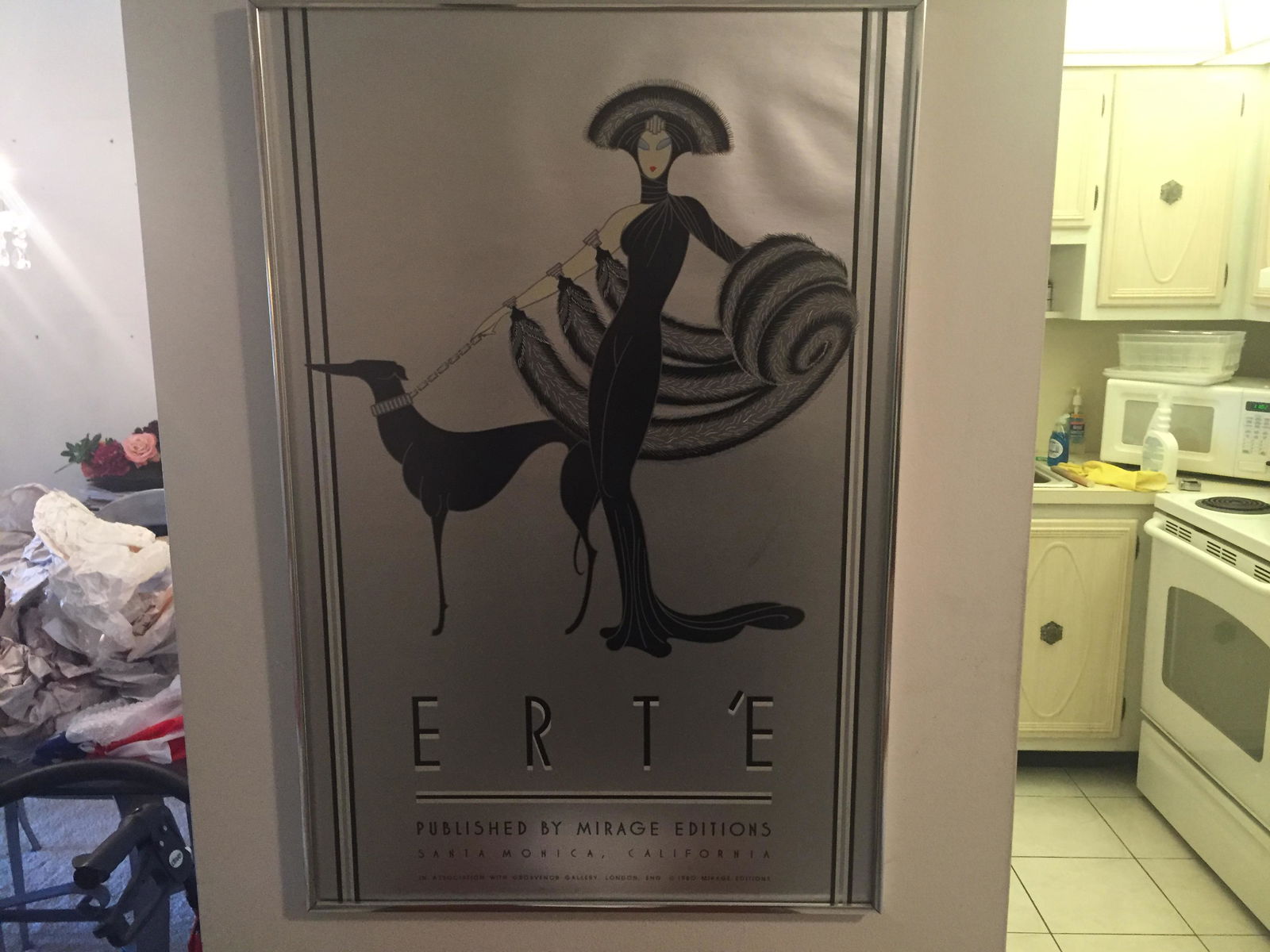 Art: Erte' Print, 30"h x 20"w Consigner JL